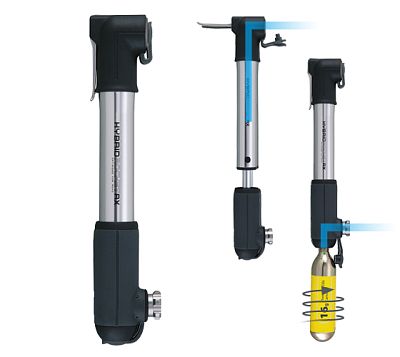 Превью  Велонасос TOPEAK HybridRocket RX THR-RX1G для шин портативный 11 атм. (160 psi)
